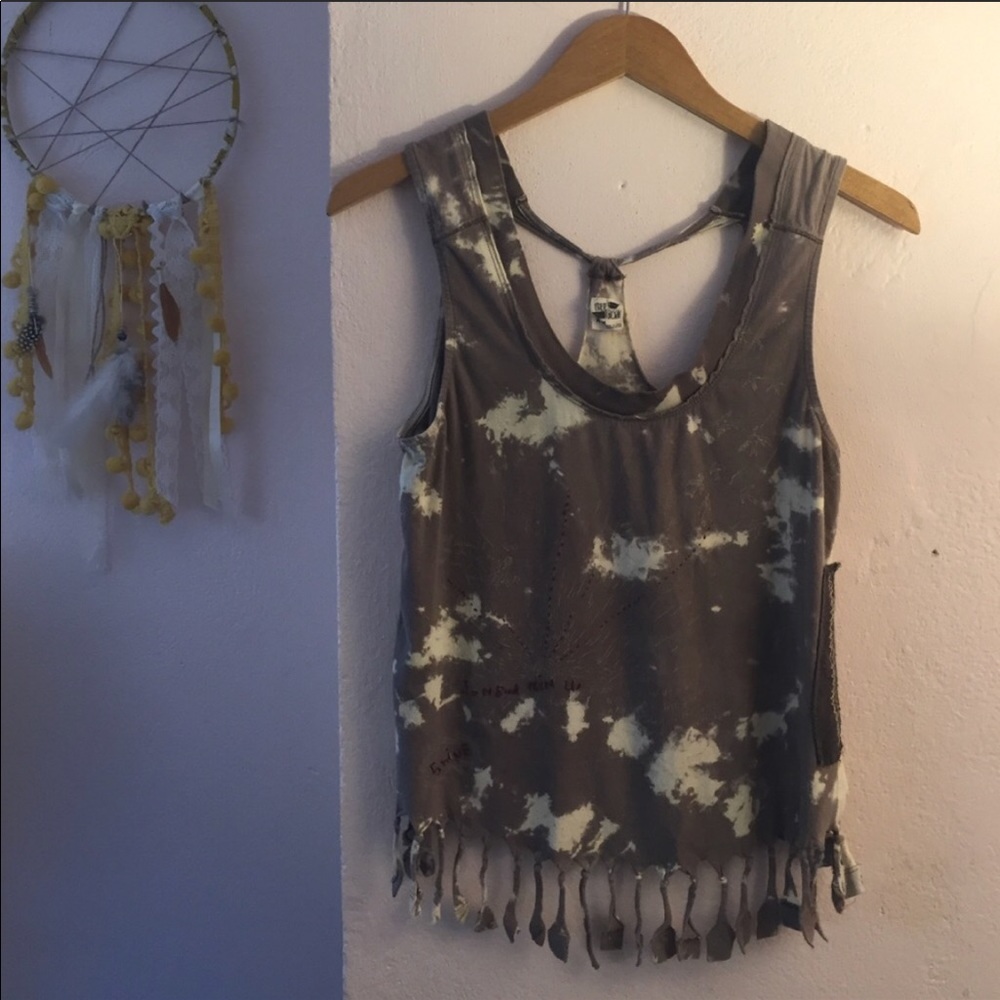Free People Fringe Top